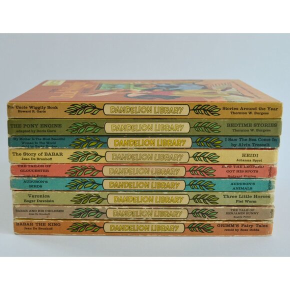 Dandelion Library Hardcover Vintage Books Lot of 9 - Picture 1 of 6